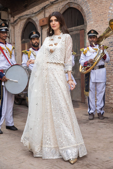 Maria B Suit Off White SF-W22-53 Evening Wear Formal Wear 2022 Online Shopping